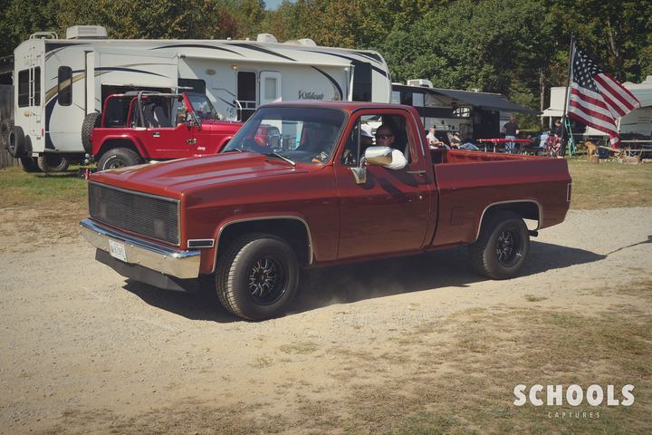Maroon square body